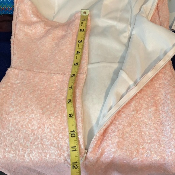 NWT Coveted Clothing Pink sequined mini dress Size Medium - Picture 7 of 10